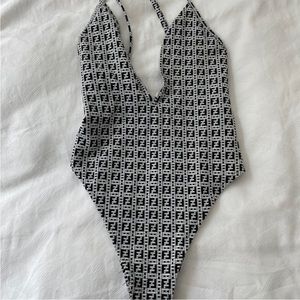 FENDI MONO SWIMSUIT OR BODYSUIT SIZE 34